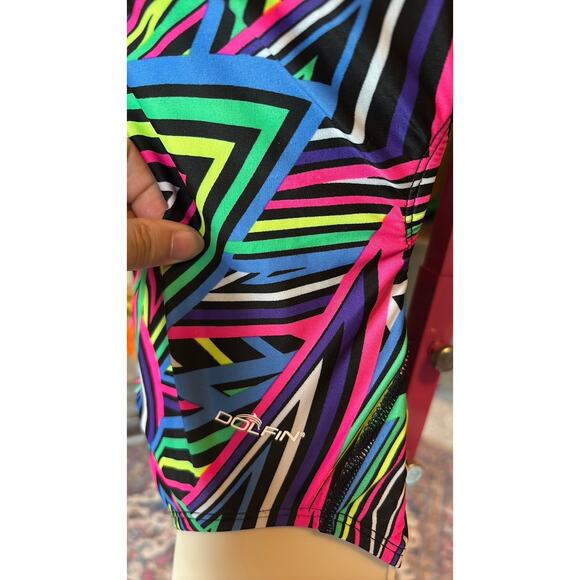 Y2K Galaxy Swimsuit - Dolfin Neon - Size XS/Small - Picture 2 of 3